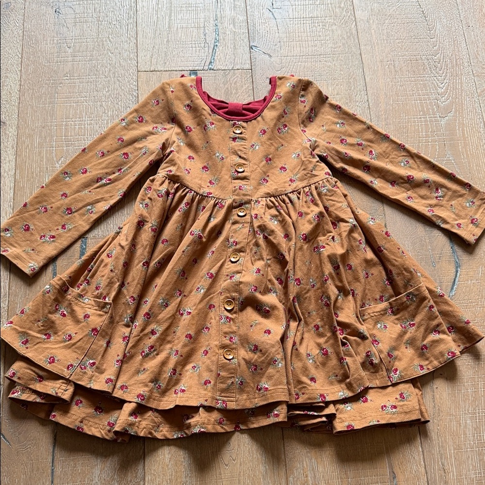 SweetHoney Autumn Floral Dress